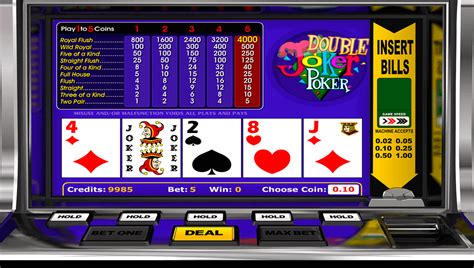 jeux de poker machine gratuit avec joker